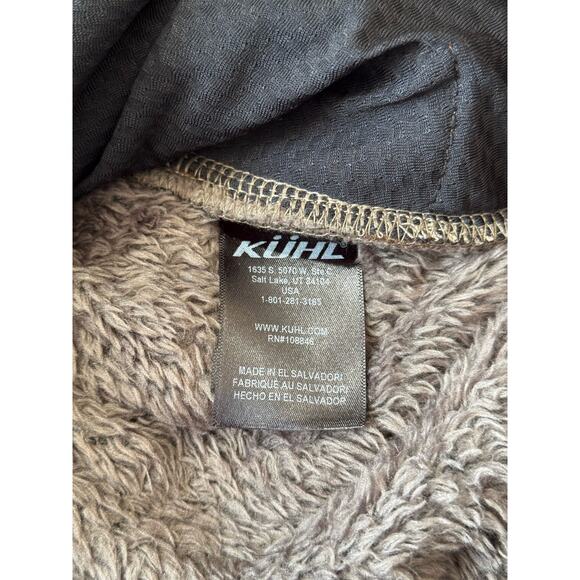 Womens KUHL Flight Fleece zip up jacket, hidden hood; size small - Picture 8 of 16